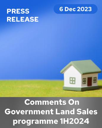OrangeTee Comments on Government Land Sales Programme for 1H 2024